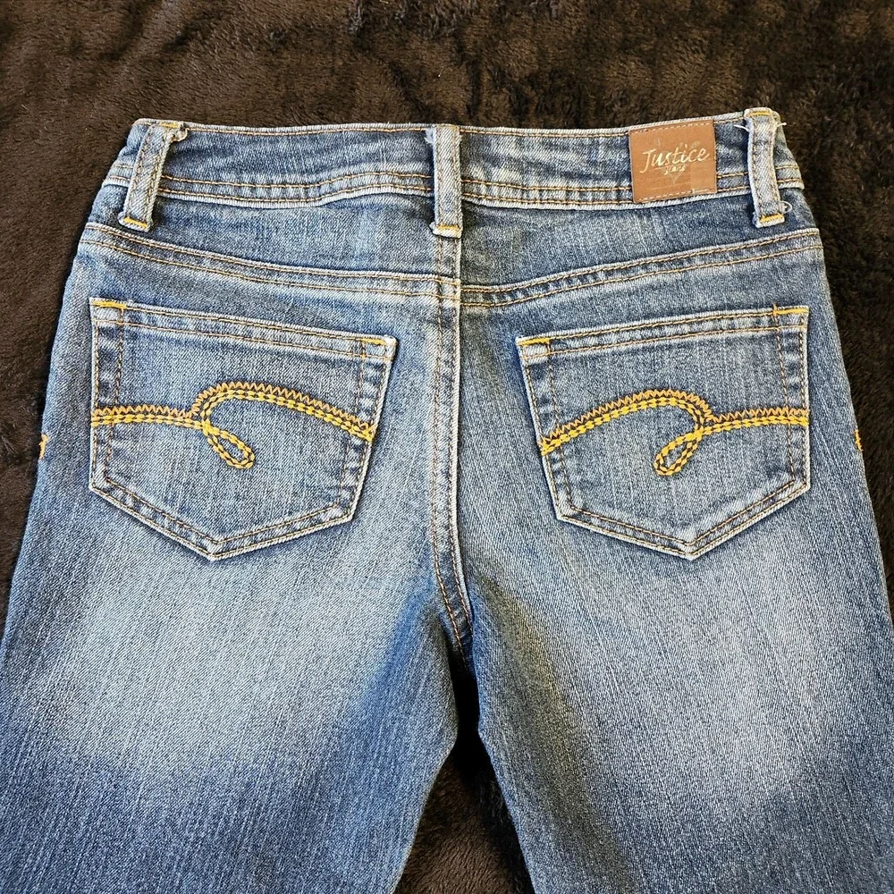 Justice Girls Blue Jeans Size 10R